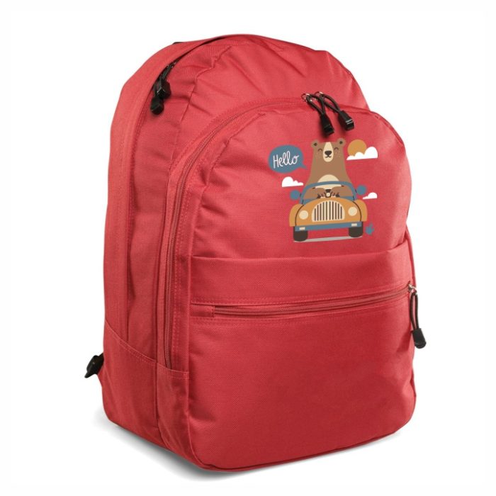 Kiddies Bear Driving Car Backpack