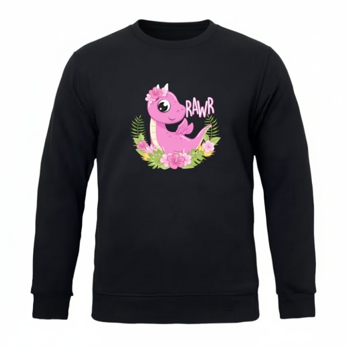 Kiddies Girl Dinosaur Sweater