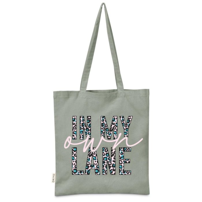 In my Own Lane Cotton Shopper