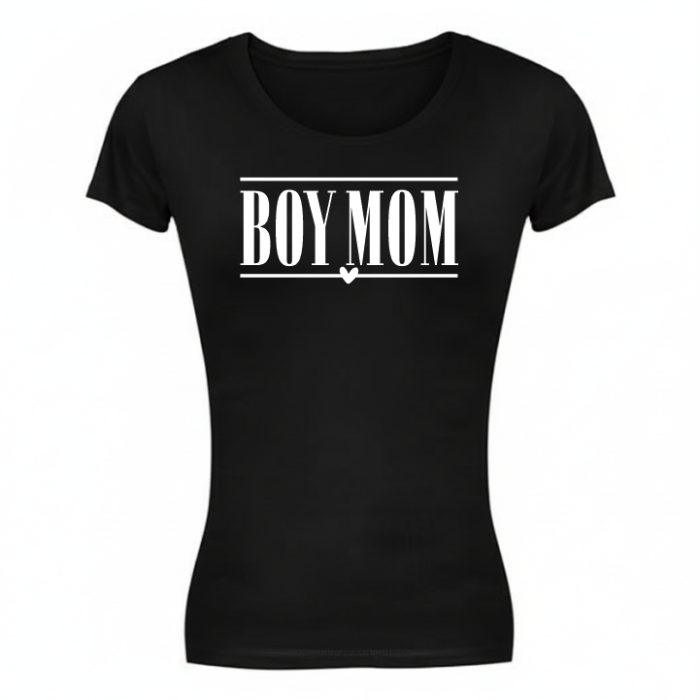 Ladies Boy Mom T-shirt