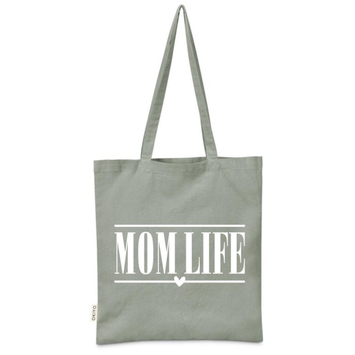 Mom Life Cotton Shopper